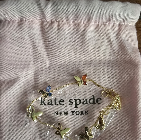 NWT KATE SPADE • Social Butterfly Colorful Bracelet - Picture 5 of 6